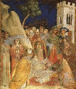 Simone Martini The Miracle of the Resurrected Child oil on canvas